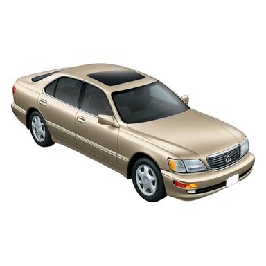 Tan 1996 ls400 Lexus sticker