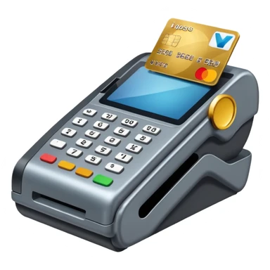 credit card at a point of sale sticker