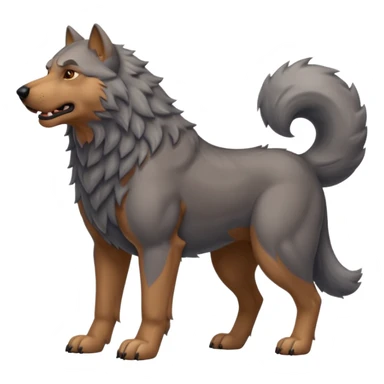 Dire wolf sticker