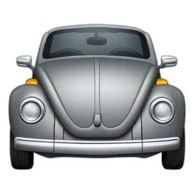 Grey 2013 VW Beetle Convertible  sticker