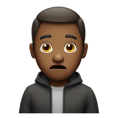 person looking horrified sticker