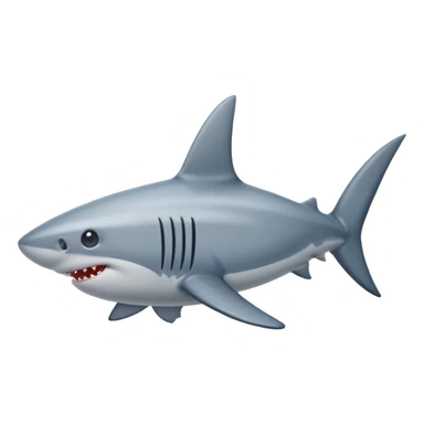 A shark fin out of water sticker