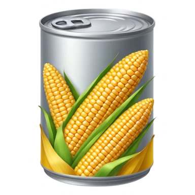 Can of corn sticker