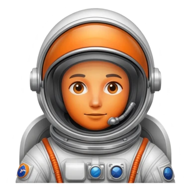 cosmonaut in space suit sticker