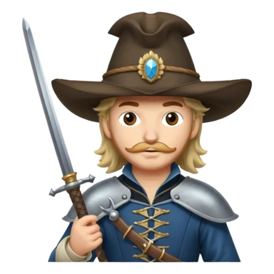 Musketeer sticker