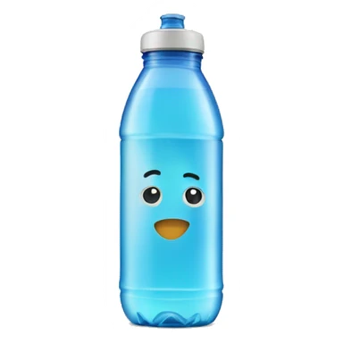 Water bottle inside of a cup  sticker