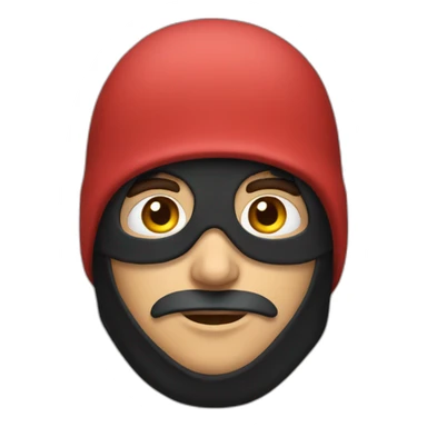 guy with balaclava sticker