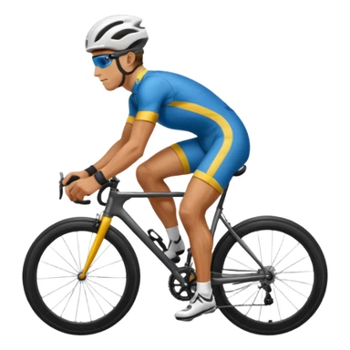 cyclist Athlete in Action sticker
