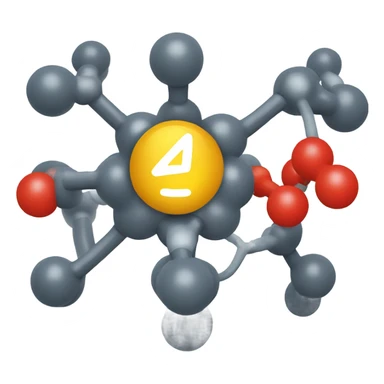 Molecule with load symbol  sticker