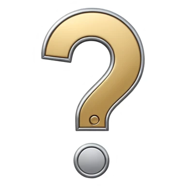 question mark sticker