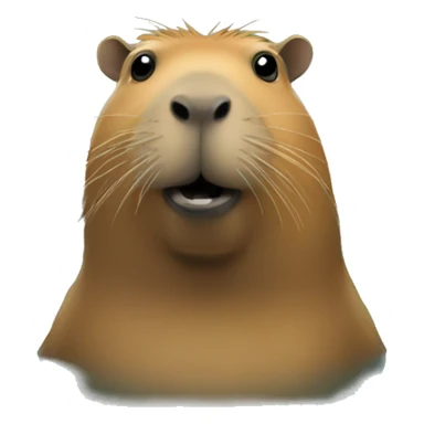 capybara is in the pool sticker