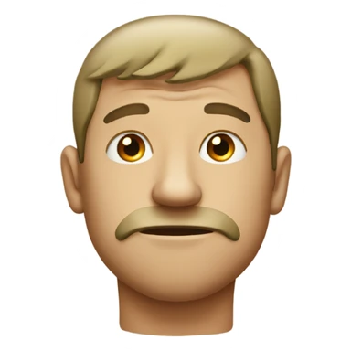 Guy with boogers out nose sticker