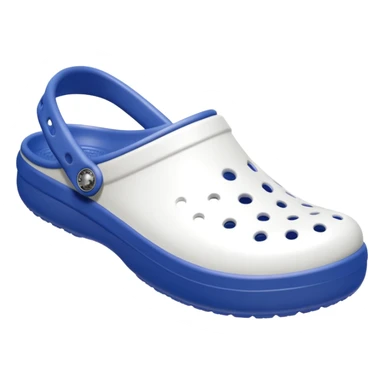 I need emojis of classic original Crocs shoe in pure White sticker