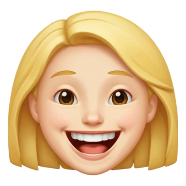 A face laughing sticker