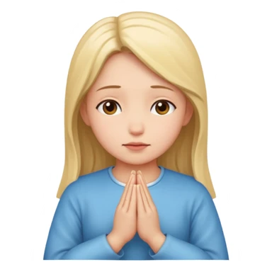 Prière chrétien fille sticker