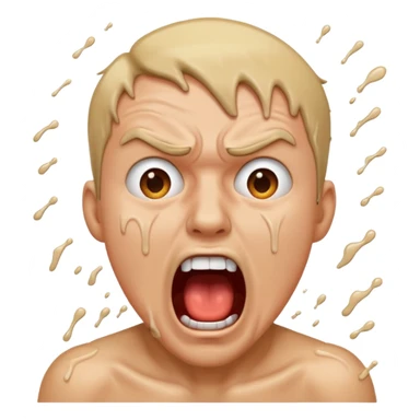 torture, screaming man sticker