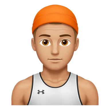 white sportsman in the playground sticker