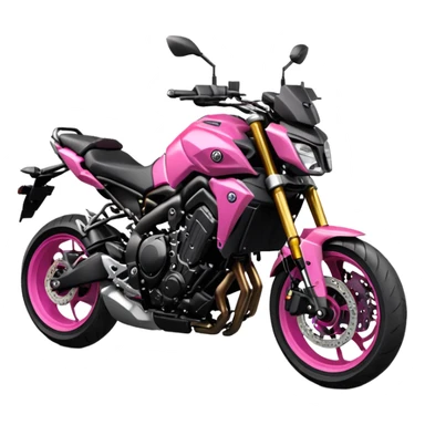 Yamaha mt09 rosada  sticker