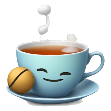 relax sleepy time tea with a cap with a ball at the end of the string on top of the cup of tea sticker