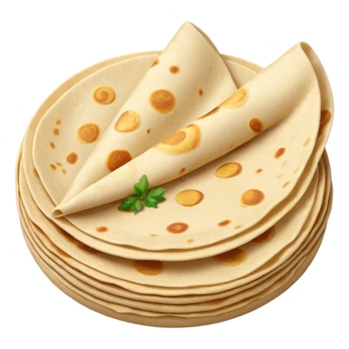 a fresh flour tortilla  sticker