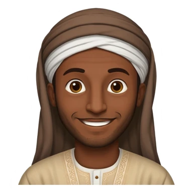 Arabic man says asalmau aliukum sticker