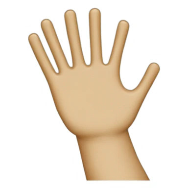 hand with fingers made of poptarts sticker