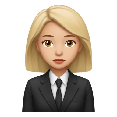 the woman in suits thinks about a lot of people sticker