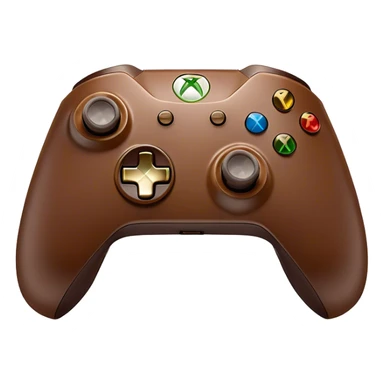 Clash of Clans aesthetic: Cinematic Playful Xbox Controller (Original Duke) Portrait Emoji, rendered in a 3D vector-style similar to standard emojis with minimal shading and bold, simplified shapes. A compact, distinct form with signature details, softly glowing with a modern gaming energy charm. Simplified yet unmistakably iconic, highly detailed and consistent, glowing with a soft radiance and high shine. Stylized with a touch of next-gen innovation and a soft glowing outline, capturing the essence of a beloved gaming relic with a friendly, playful manner! sticker