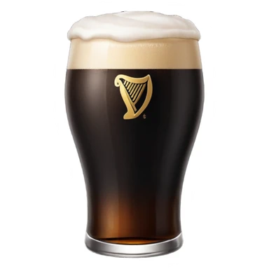 Pint of Guinness sticker