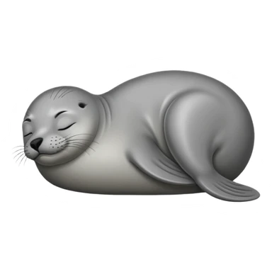 Seal sleep sticker