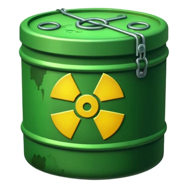 nuclear waste sticker