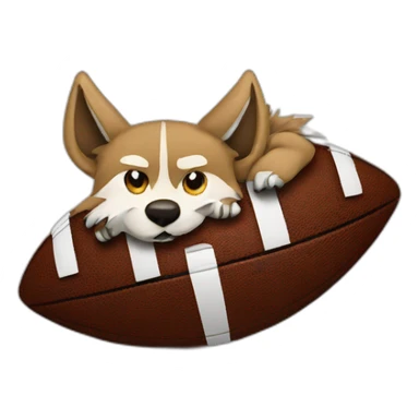 Football Coyotes sticker