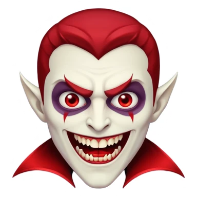 red men Vampire sticker