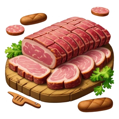 rembrandt painting in a spam meat landscape  sticker