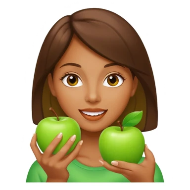 women eating healthy sticker