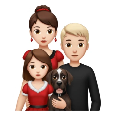 Wow good now just change the colour of dress girl red boy black dane sticker