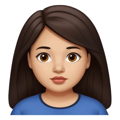 My hair and eyes are dark brown, I'm a little chubby, my eyes aren't round, nor is my face, my eyes are a little narrow, my jaw and chin are nicely defined, my hair can be said to be long, my lips are nicely proportioned, but not too big, they're medium sized sticker