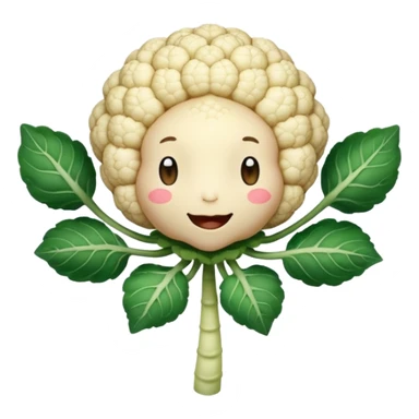 Polliflower.  It is a cauliflower floret with skinny arms and legs and a heart. sticker