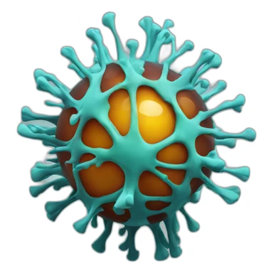 Corona virus sticker