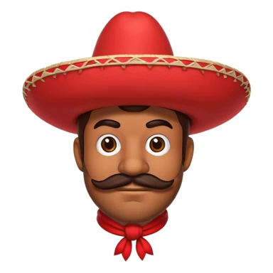 mexican mario bros with a red sombrero  sticker