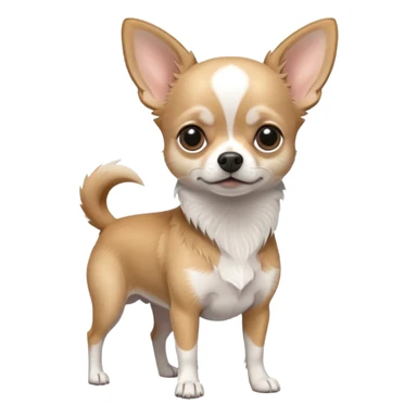 Grey-white Chihu dog sticker