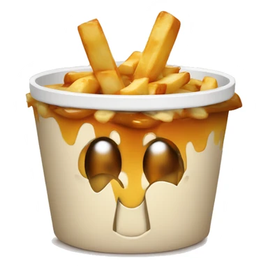 Poutine qui mange du poutine sticker