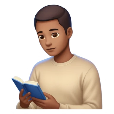 Window with person reading + blue light, Apartment Windows. sticker