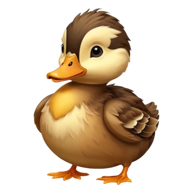 baby Mallard duck sticker