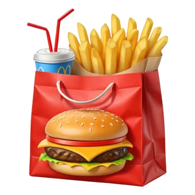 1990’s McDonald’s meal sticker