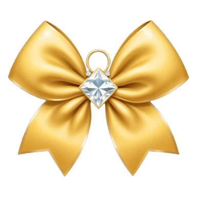 A diamonted cheer bow in gold just diamonte in middle tiny ones sticker