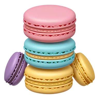 macaron 3d emoji sticker