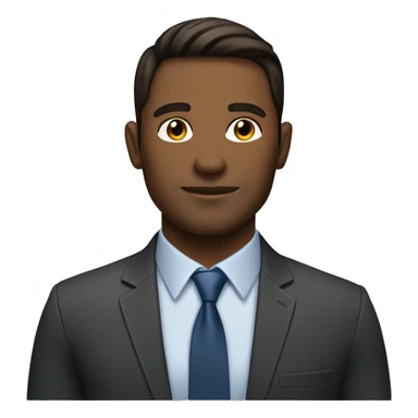 handsome man in finance brunette with 5 o clock shadow sticker