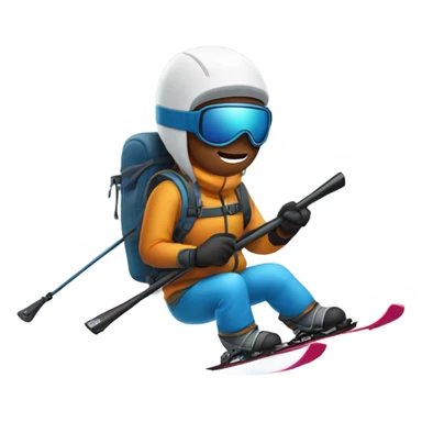 skier with rifle sticker