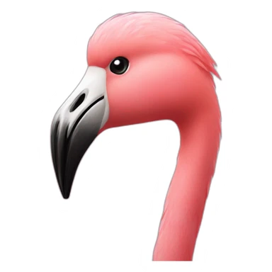 Flamingo with à bikini sticker